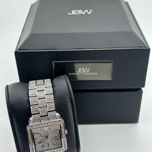 JBW 12 Diamond timepieces And 1095 Crystal Watch 28 Mm Brand New In Box